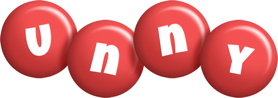 Unny candy-red logo