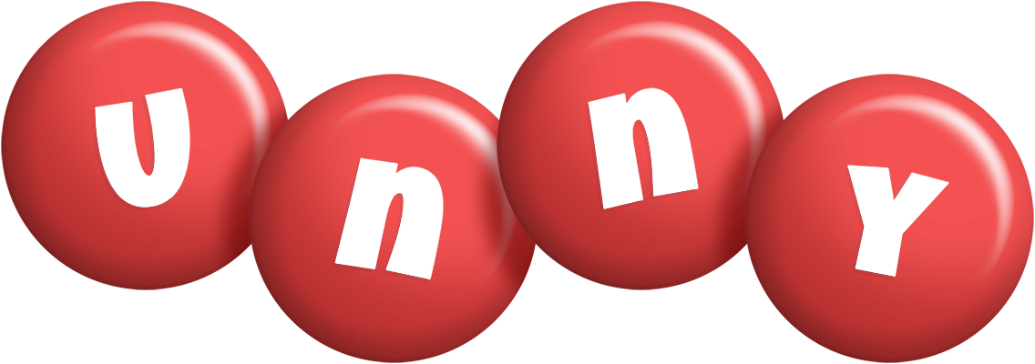 Unny candy-red logo
