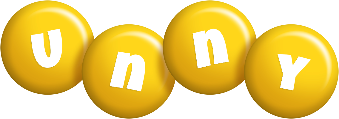 Unny candy-yellow logo