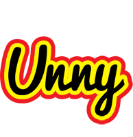 Unny flaming logo