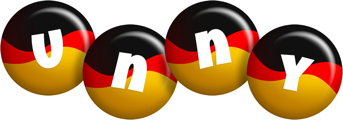 Unny german logo