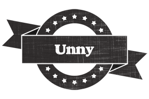 Unny grunge logo