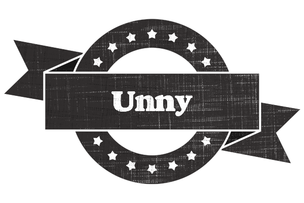 Unny grunge logo