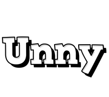 Unny snowing logo