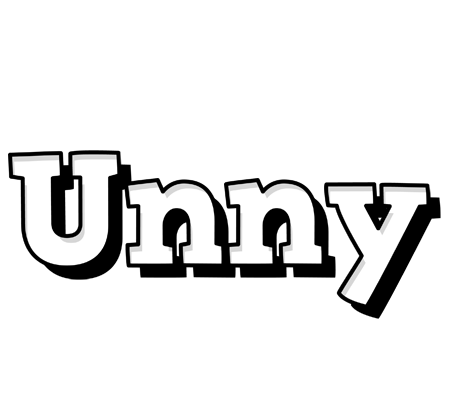 Unny snowing logo