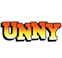 Unny sunset logo