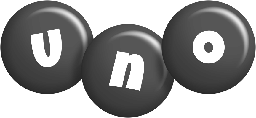 Uno candy-black logo