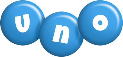 Uno candy-blue logo