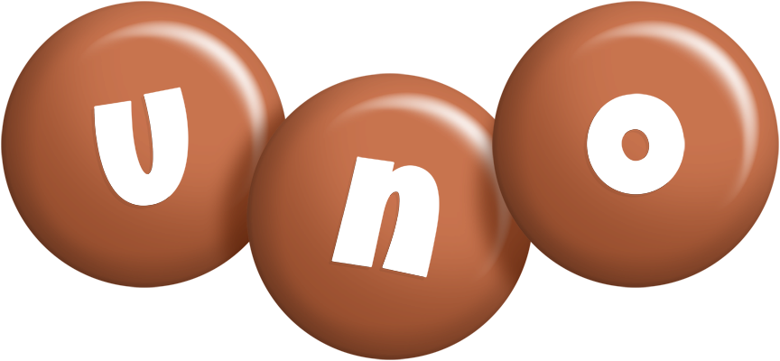 Uno candy-brown logo