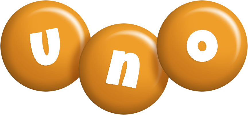 Uno candy-orange logo