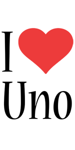 Uno i-love logo