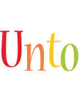 Unto birthday logo