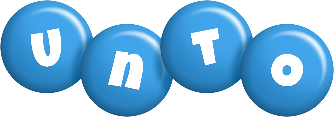 Unto candy-blue logo