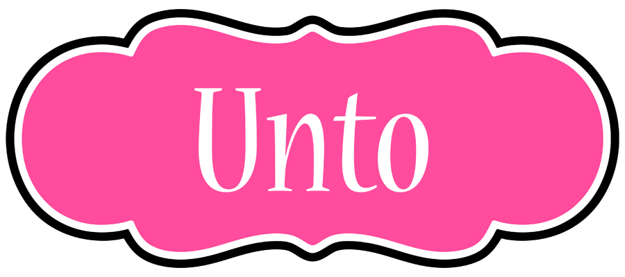 Unto invitation logo