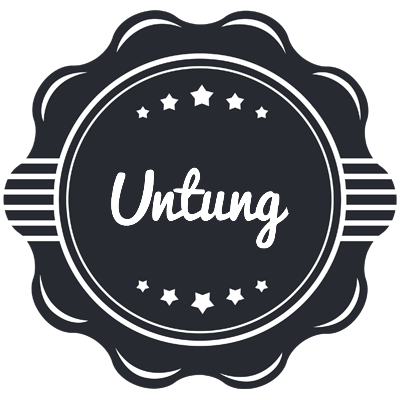 Untung badge logo