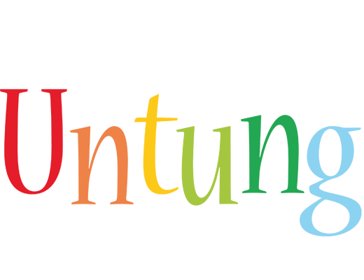 Untung birthday logo