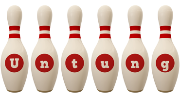 Untung bowling-pin logo