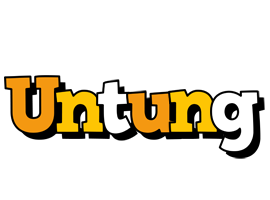 Untung cartoon logo