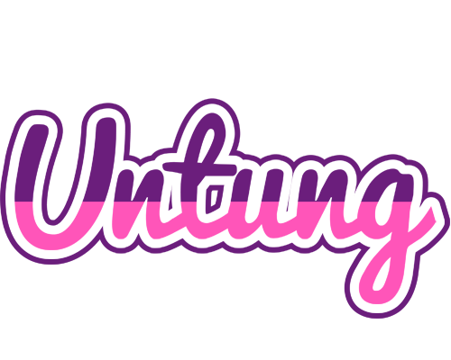 Untung cheerful logo