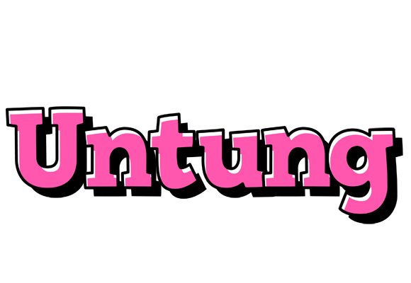 Untung girlish logo