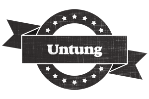 Untung grunge logo