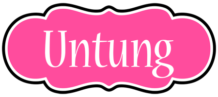 Untung invitation logo