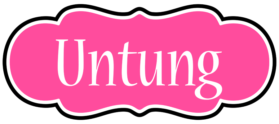 Untung invitation logo