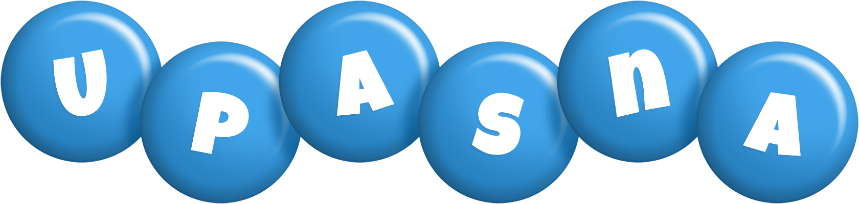 Upasna candy-blue logo