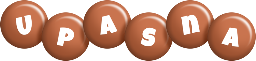 Upasna candy-brown logo