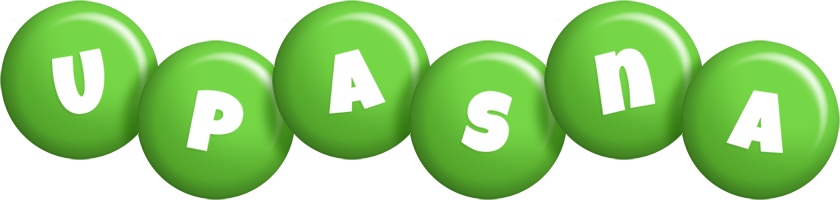 Upasna candy-green logo