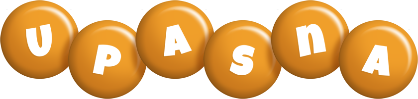 Upasna candy-orange logo