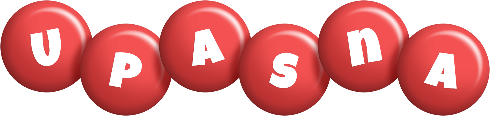 Upasna candy-red logo