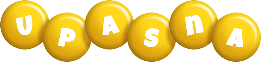 Upasna candy-yellow logo