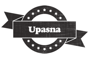 Upasna grunge logo