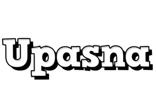 Upasna snowing logo