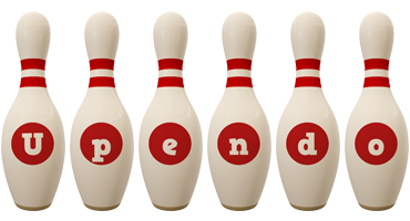 Upendo bowling-pin logo