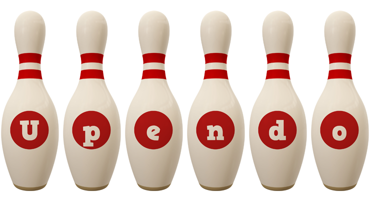 Upendo bowling-pin logo