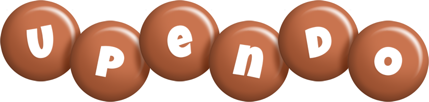 Upendo candy-brown logo