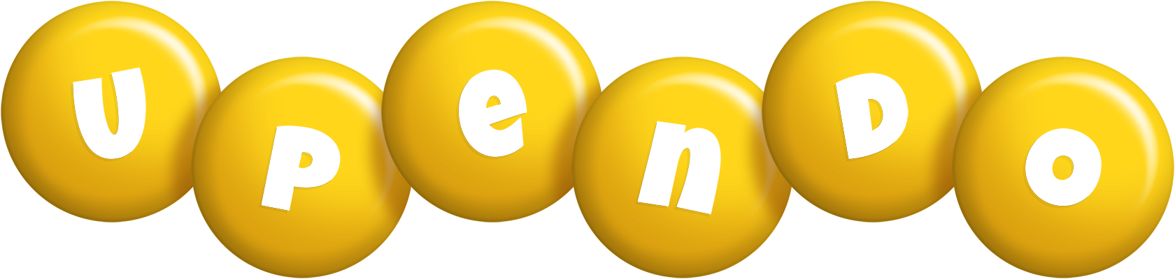 Upendo candy-yellow logo