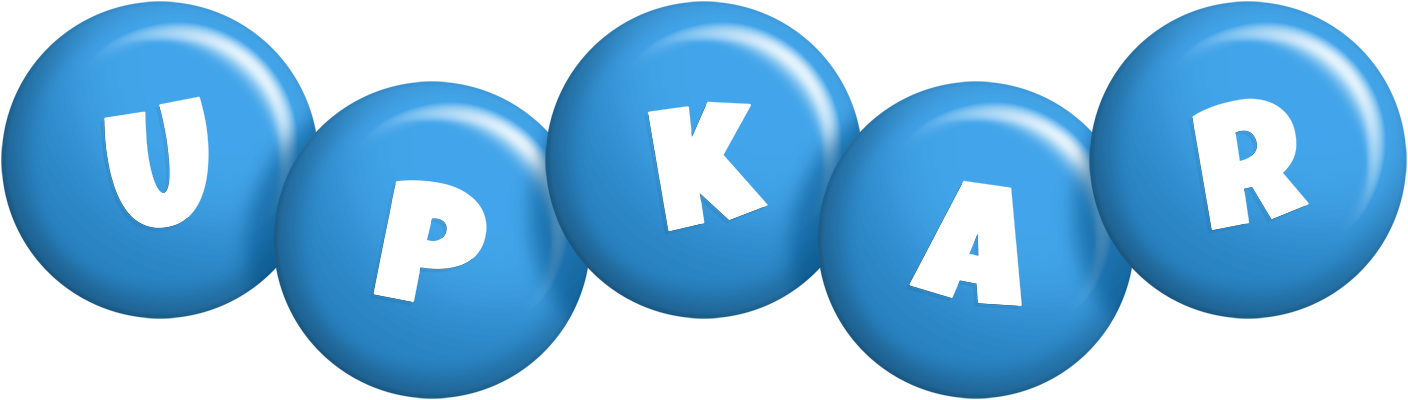 Upkar candy-blue logo