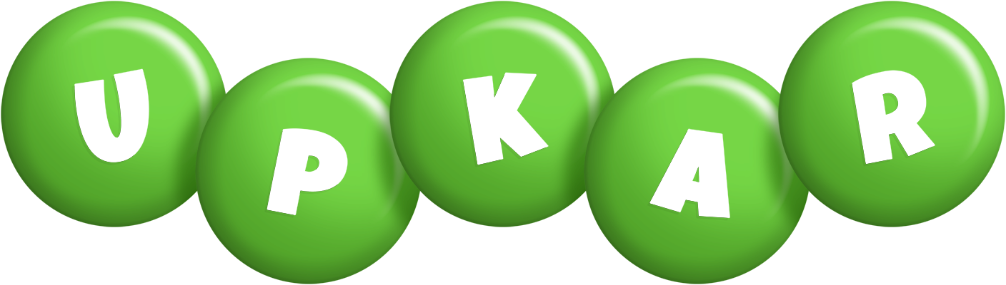 Upkar candy-green logo