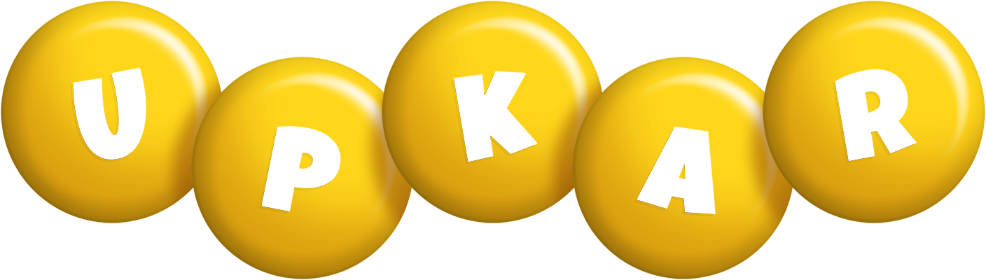 Upkar candy-yellow logo