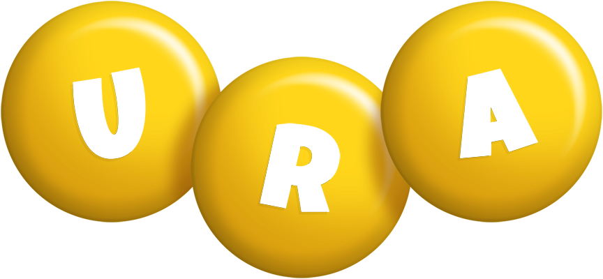Ura candy-yellow logo