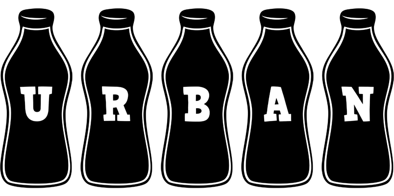 Urban bottle logo