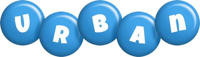 Urban candy-blue logo