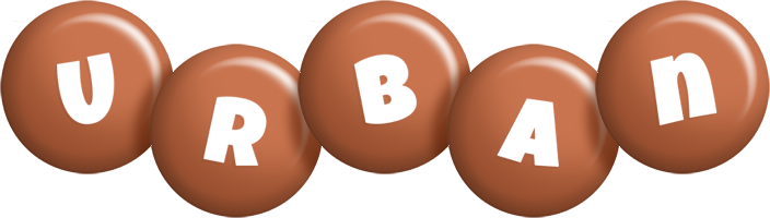 Urban candy-brown logo