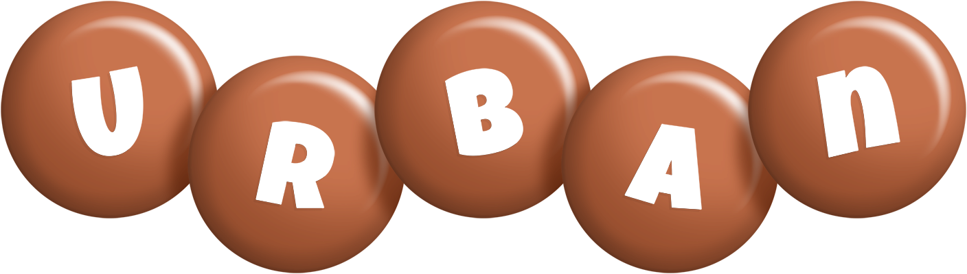 Urban candy-brown logo
