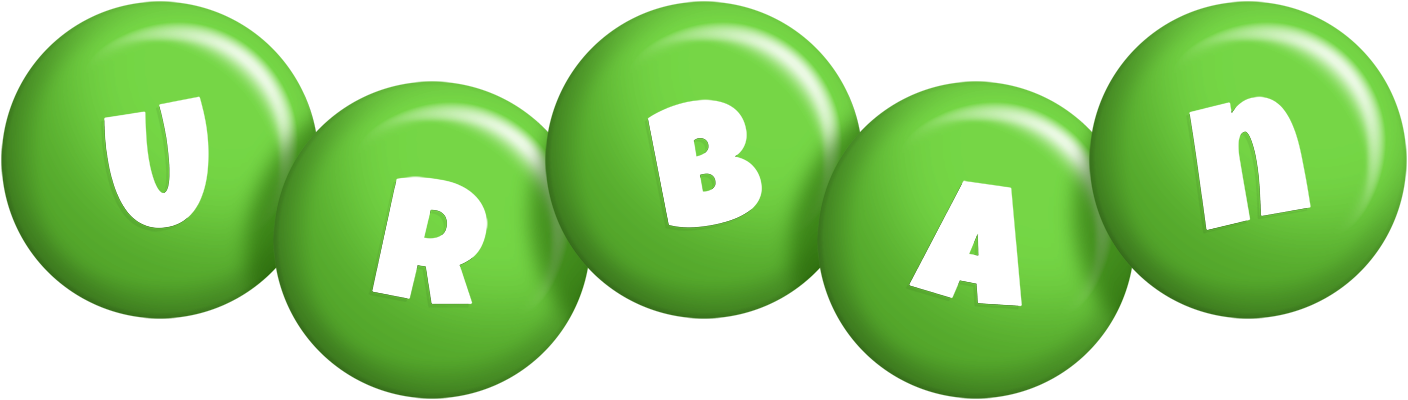 Urban candy-green logo