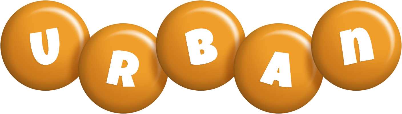 Urban candy-orange logo