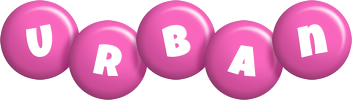 Urban candy-pink logo